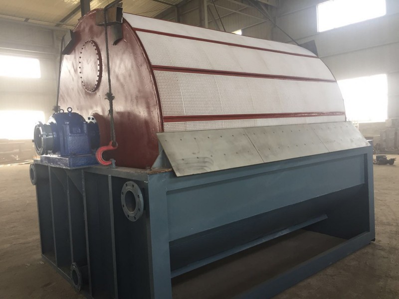 Filtro de vácuo do tambor rotativo do tipo raspador