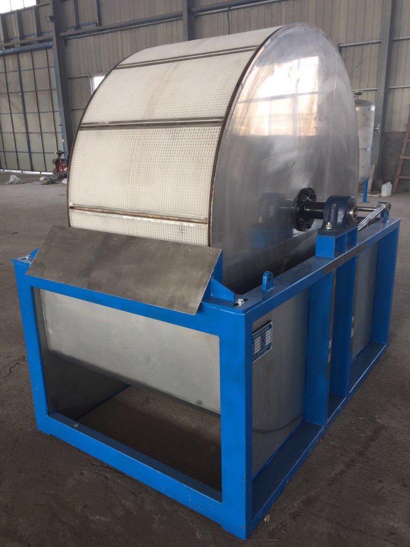 Filtro de vácuo do tambor rotativo do tipo raspador