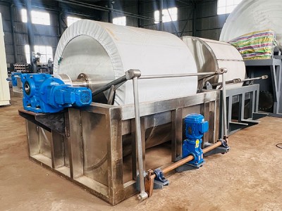 Filtro de vácuo rotativo contínuo