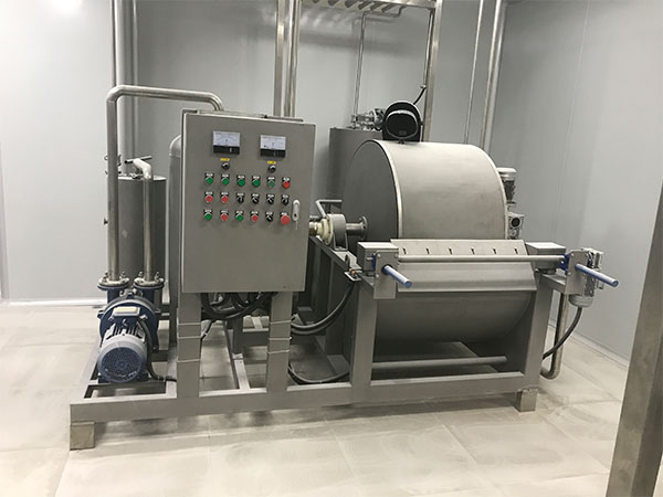 Pequeno filtro rotativo